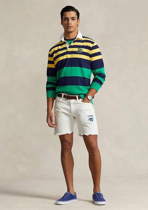 Ralph Lauren Ralph Lauren Classic Fit Striped Jersey Rugby Shirt 4