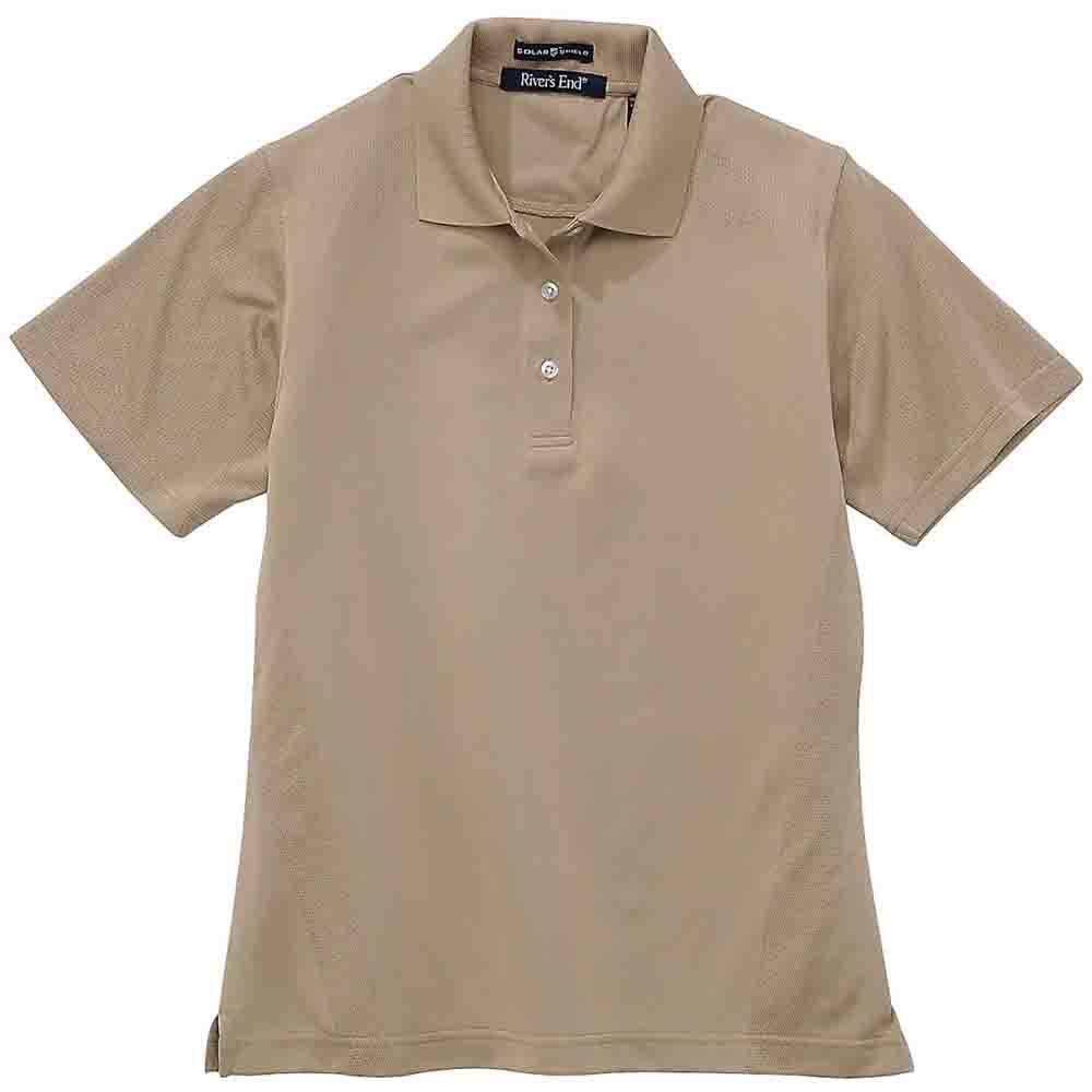 River's End UPF 30+ BodyMap Short Sleeve Polo Shirt