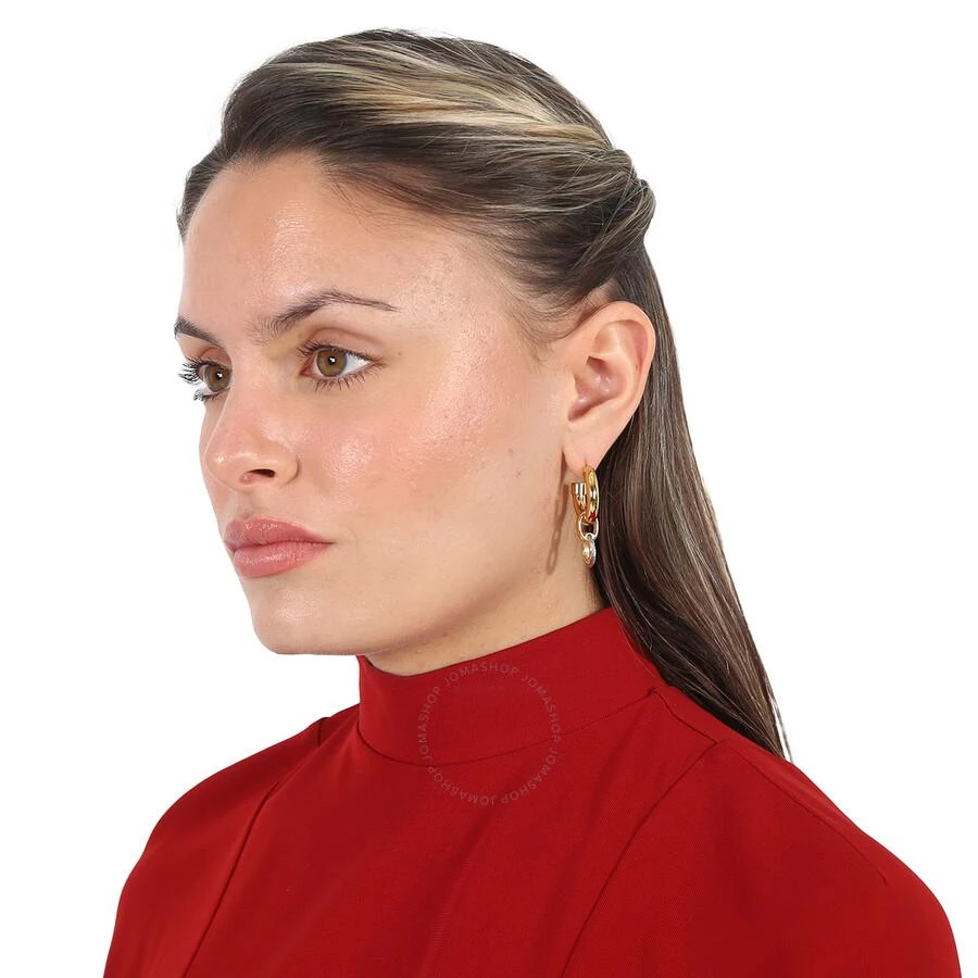 Charriol St. Tropez Mariner Yellow Gold PVD Steel Cable Earrings 2