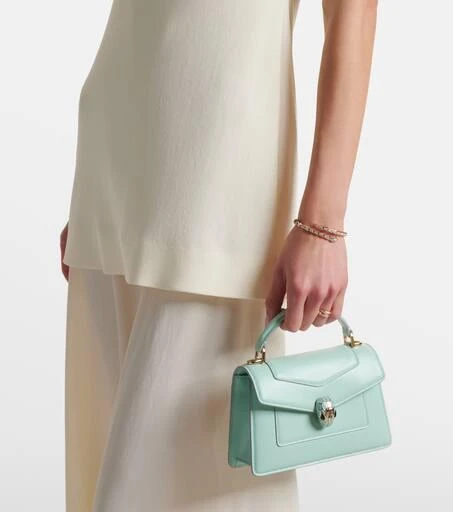 BVLGARI Serpenti Forever leather tote bag 5