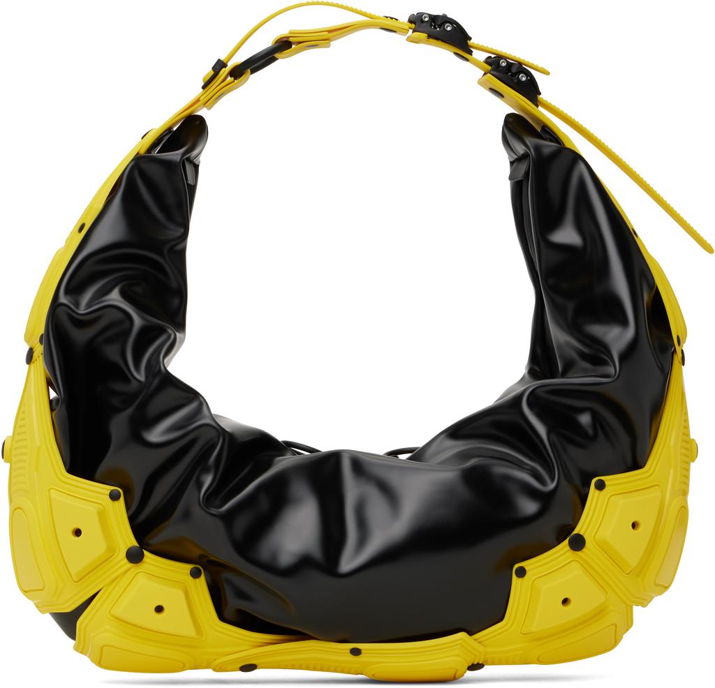Innerraum Black & Yellow Object M03 Half Moon Bag