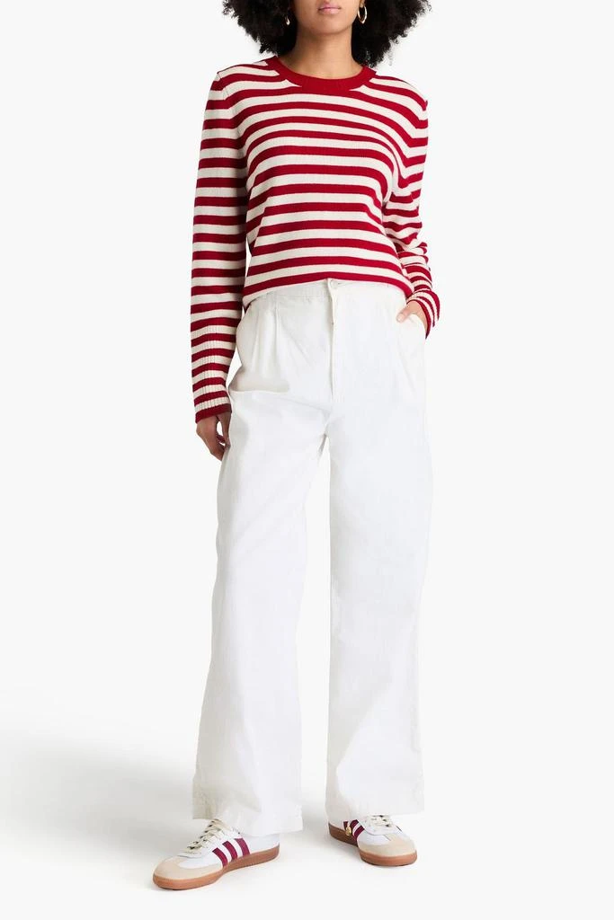 Chinti & Parker Striped wool and cashmere-blend sweater 2