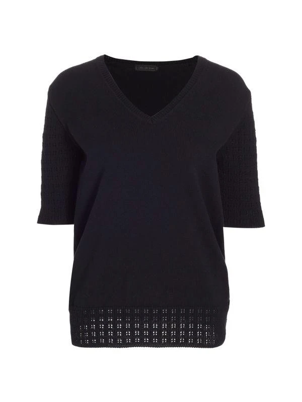 Saks Fifth Avenue V-Neck T-Shirt 6