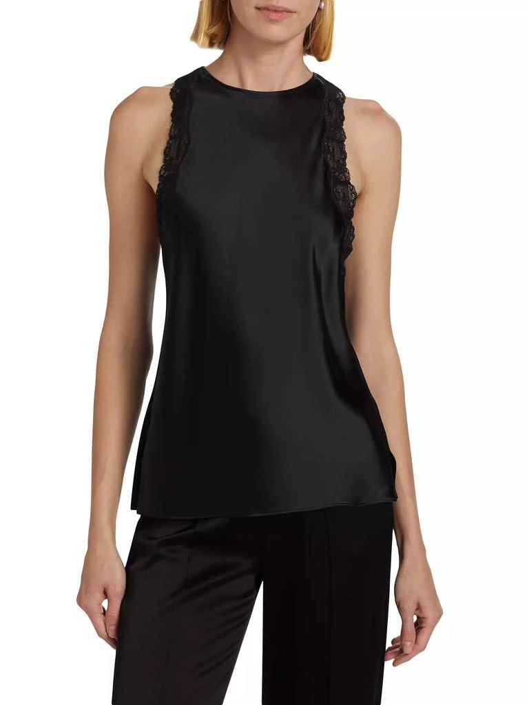 CAMI NYC Ronan Silk Lace Racerback Tank 3