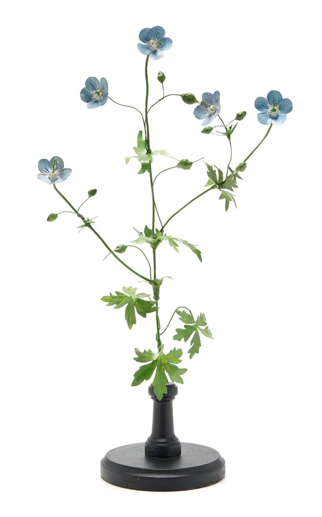 Erbavoglio Milano Erbavoglio Milano - Handcrafted Metal Geranium Sculpture - Blue - Moda Operandi