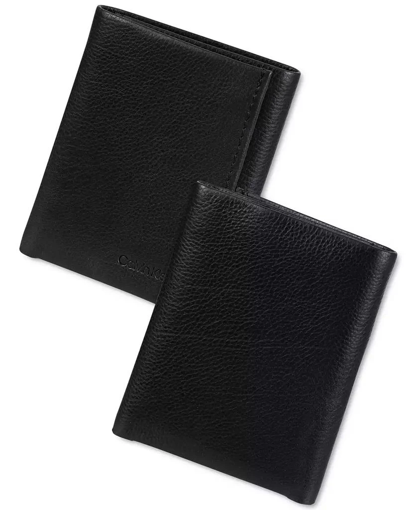 Calvin Klein Men's Soft Milled Trifold Wallet 5
