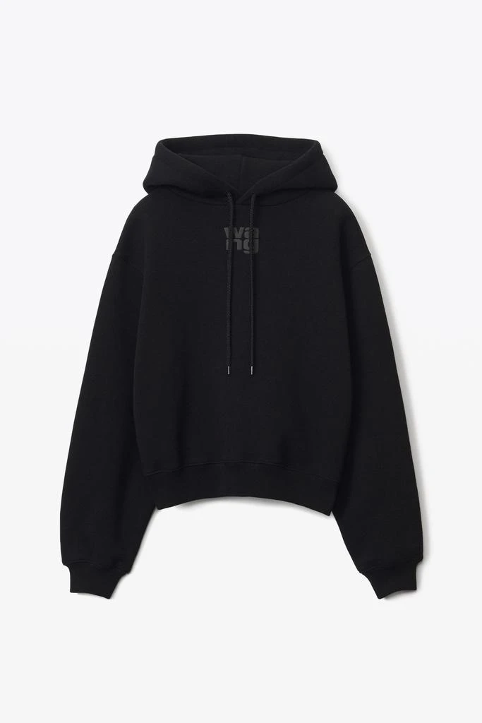 Alexander Wang PUFF LOGO HOODIE IN STRUCTURED TERRY 2