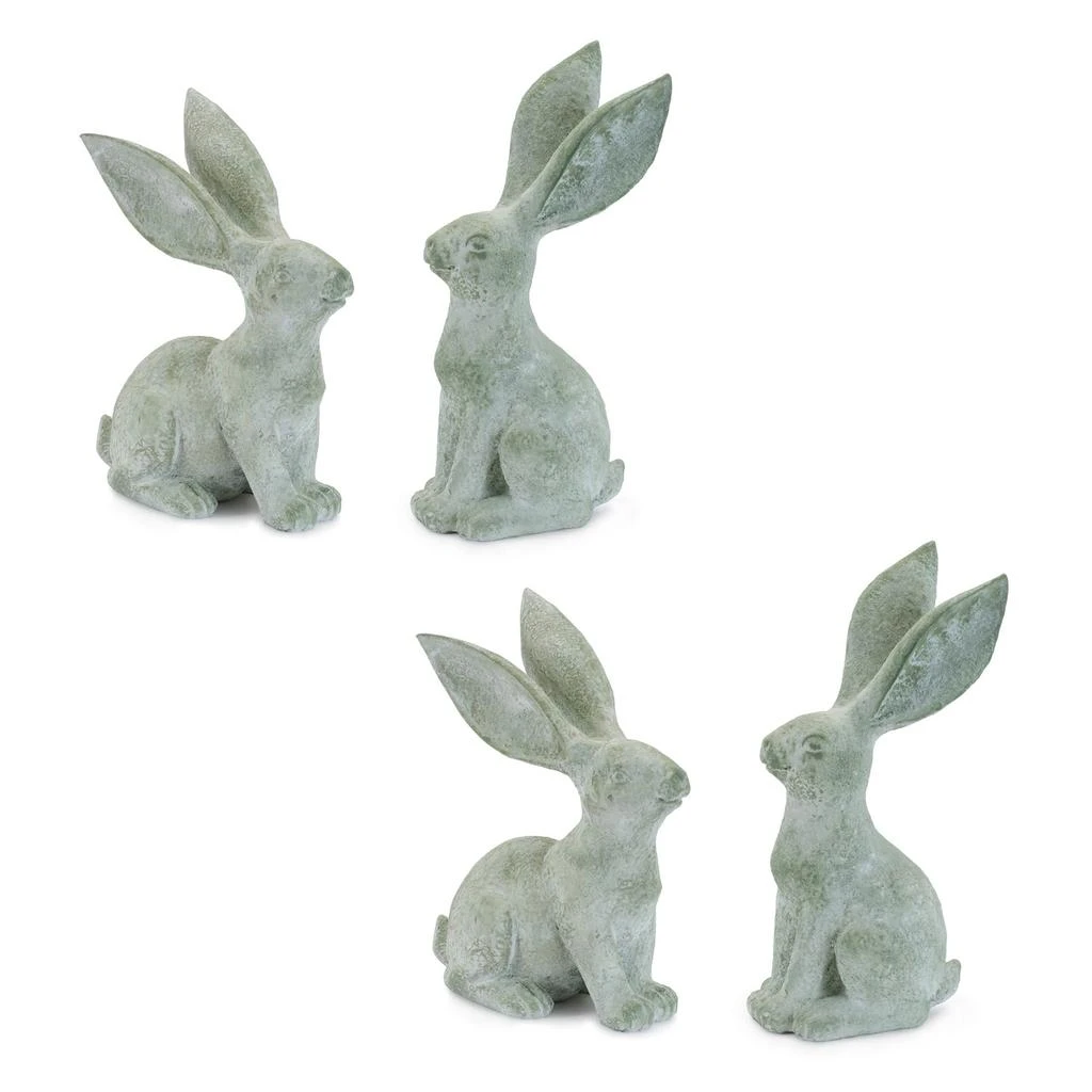 Hivvago Long Ear Rabbit Figurine (Set of 4) 2