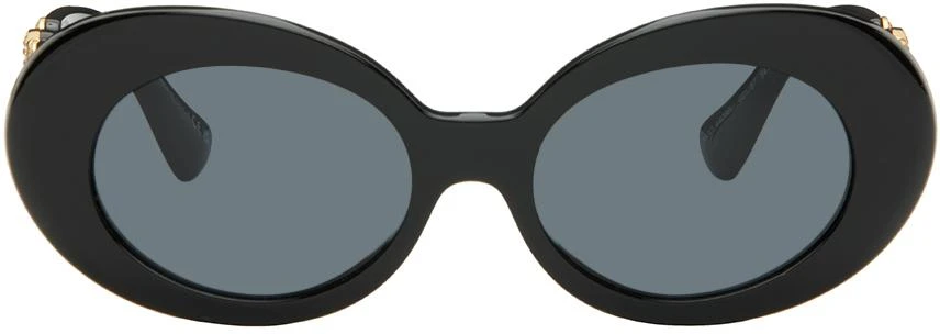 Versace Black Oval Sunglasses 1