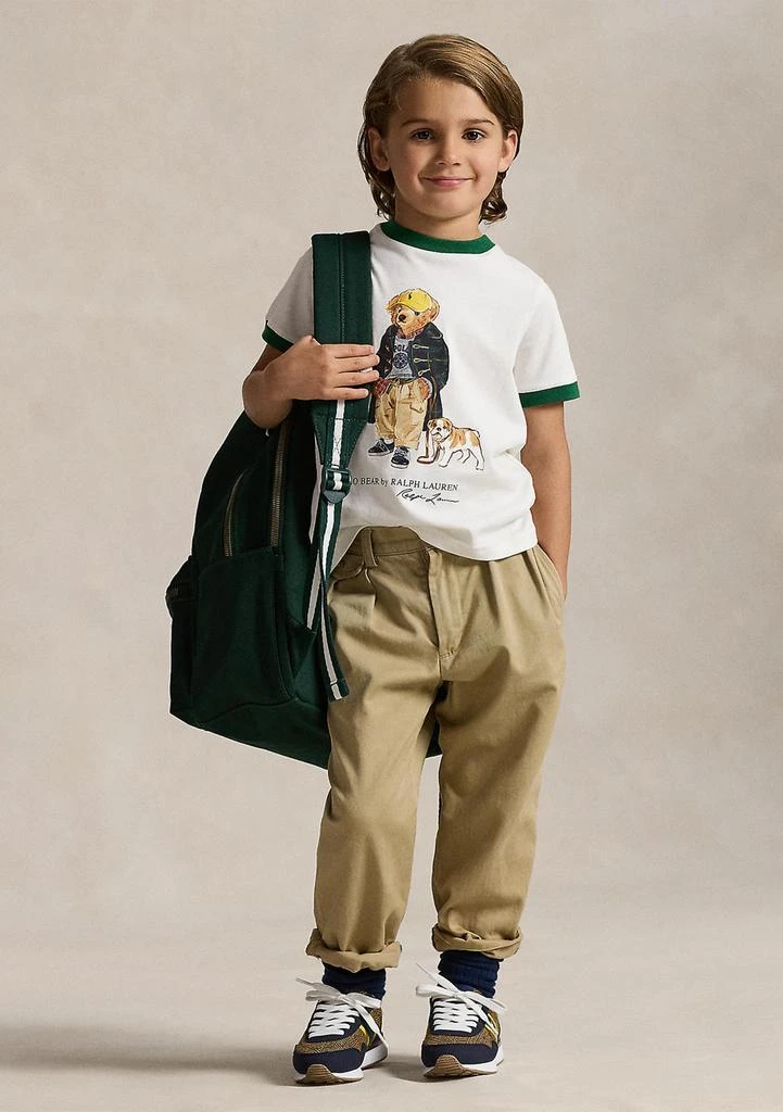 Ralph Lauren Boys 2-7 Polo Bear Cotton Ringer Tee 3