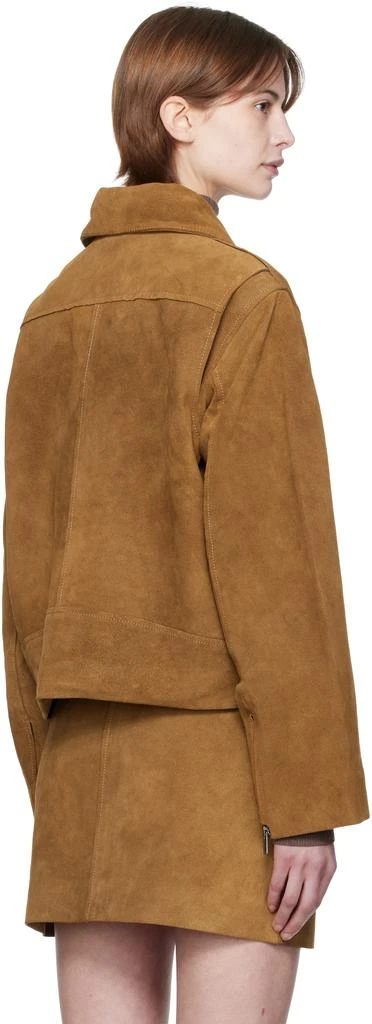 Holzweiler Tan Cia Suede Leather Jacket 3