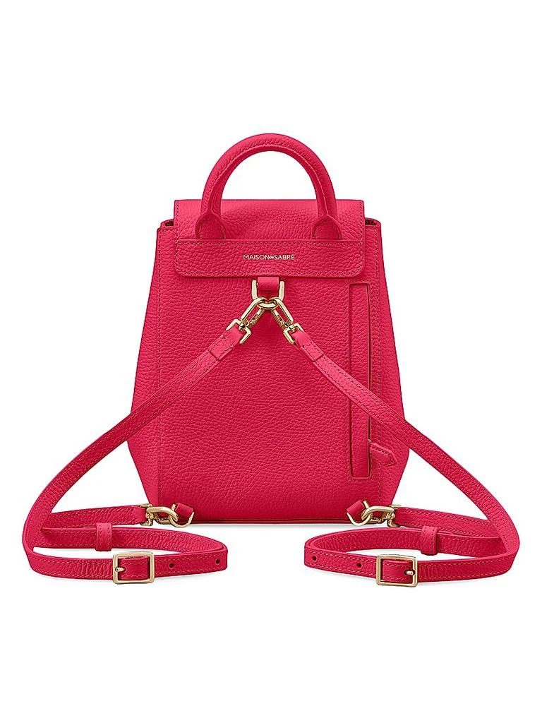 Maison de Sabre Mini Soft Leather Backpack 5