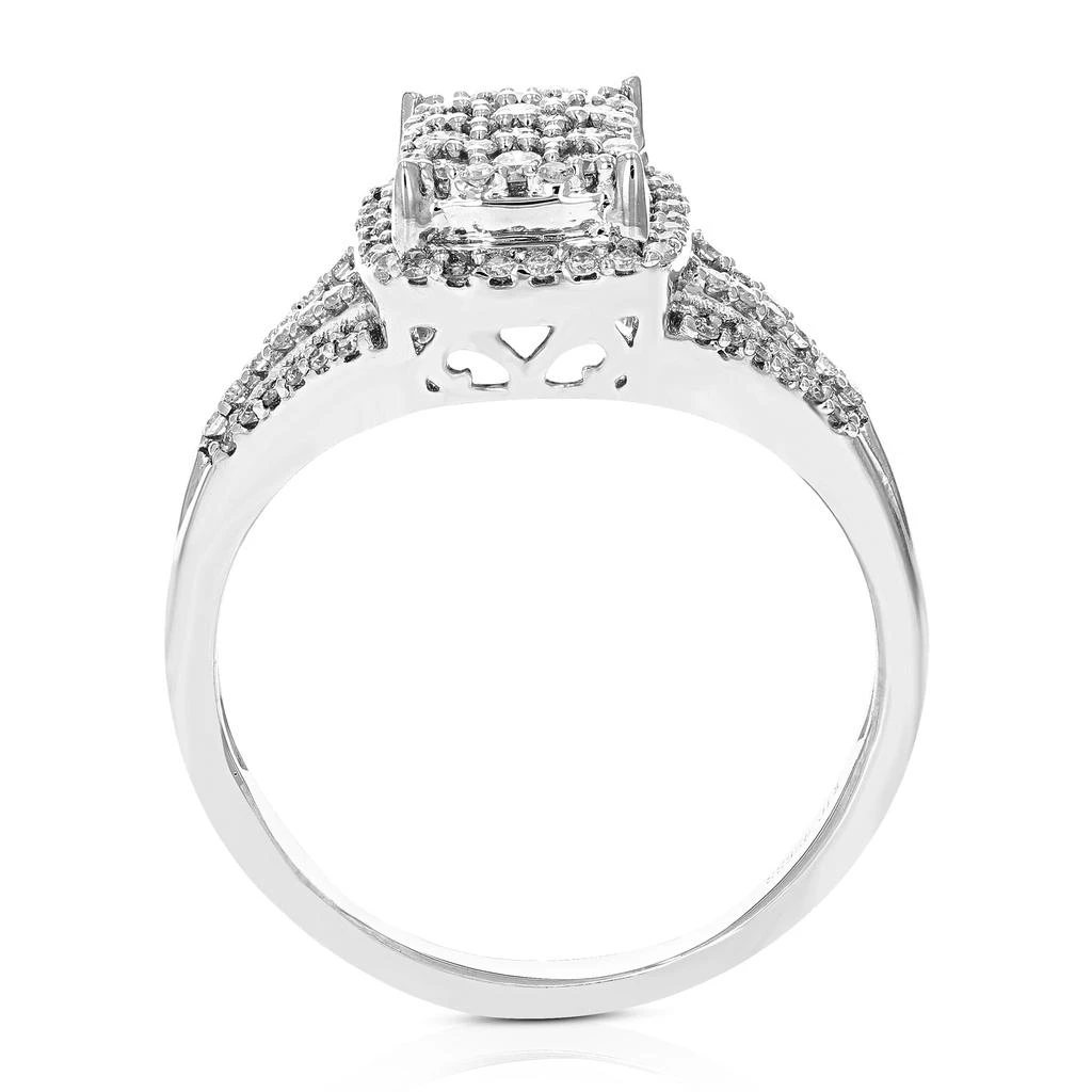 Vir Jewels 5/8 cttw Round Lab Grown Diamond Engagement Ring .925 Sterling Silver 3