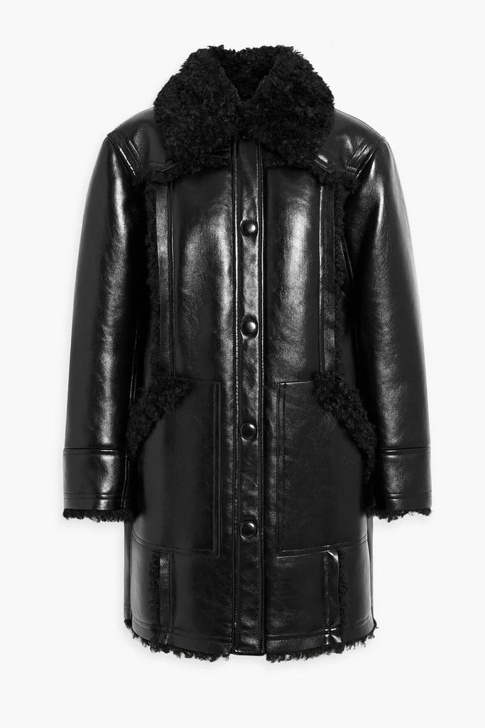 STAND STUDIO Ramona faux shearling jacket 1