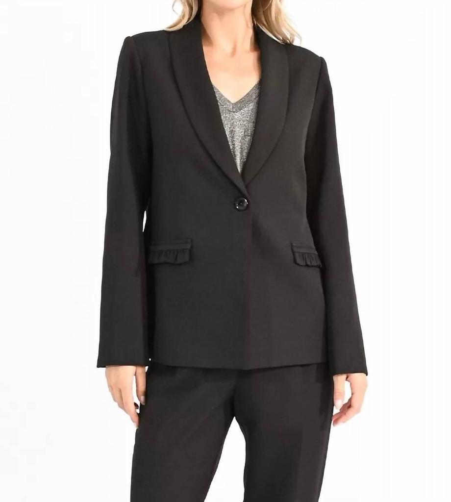 Molly Bracken Molly Bracken - Ruffle Pocket Blazer