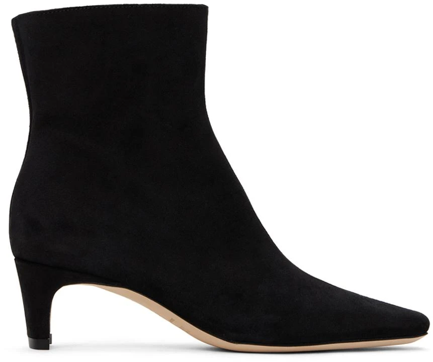 Staud Black Wally Ankle Boots 1