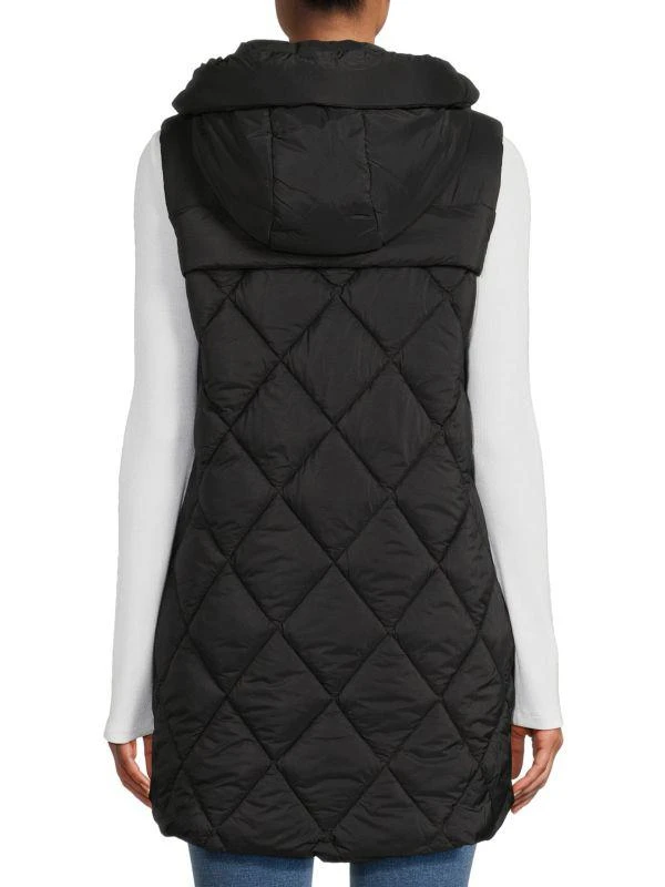 Sam Edelman Quilted Longline Hooded Vest 2