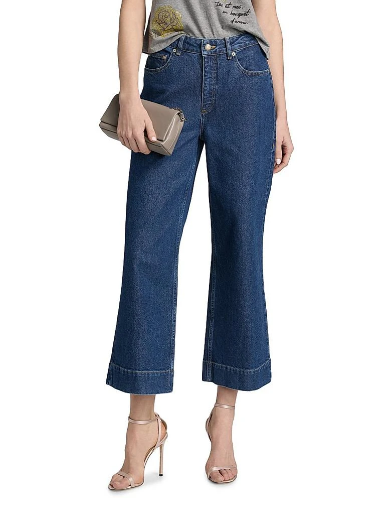 Cinq à Sept Joey Mid-Rise Crop Jeans 3