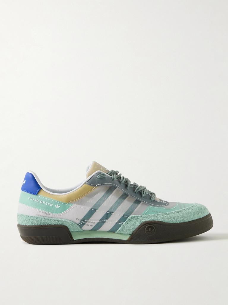 adidas Originals X Craig Green “squash Polta Akh” 印花网眼绒面革皮革运动鞋