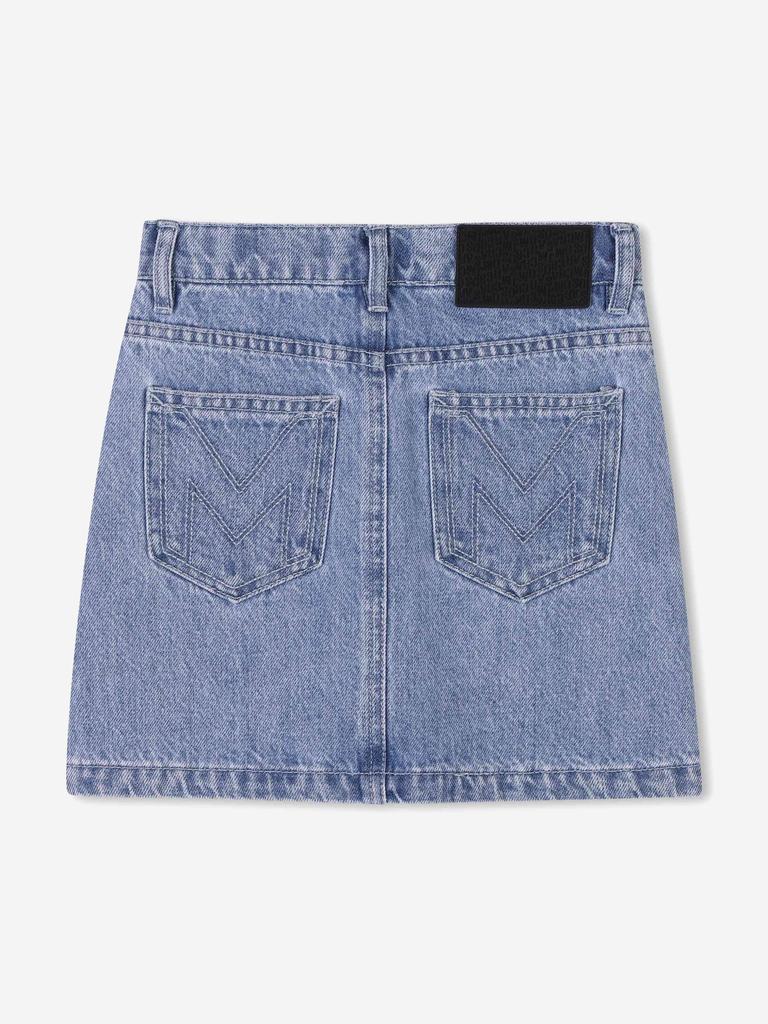 Marc Jacobs Girls Diamante Denim Skirt in Blue