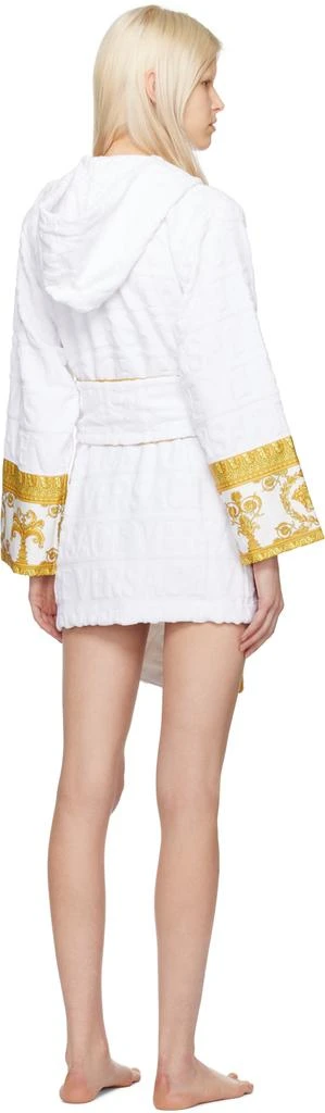 Versace White Short Robe 3