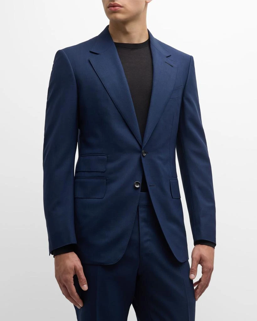 Tom Ford Men's Shelton Mouline Check Suit 5