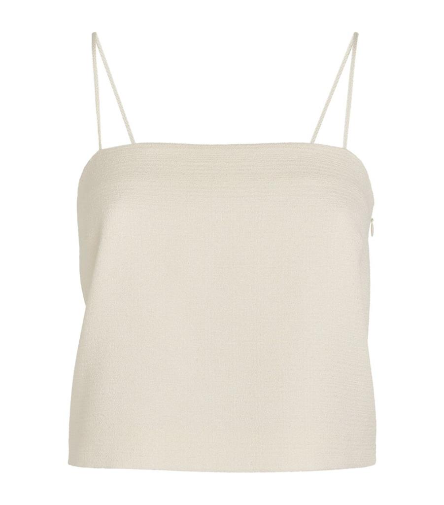 Claudie Pierlot Tweed Crop Top