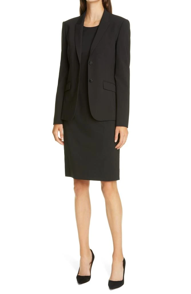Hugo Boss Dirusa Tropical Stretch Wool Dress 8
