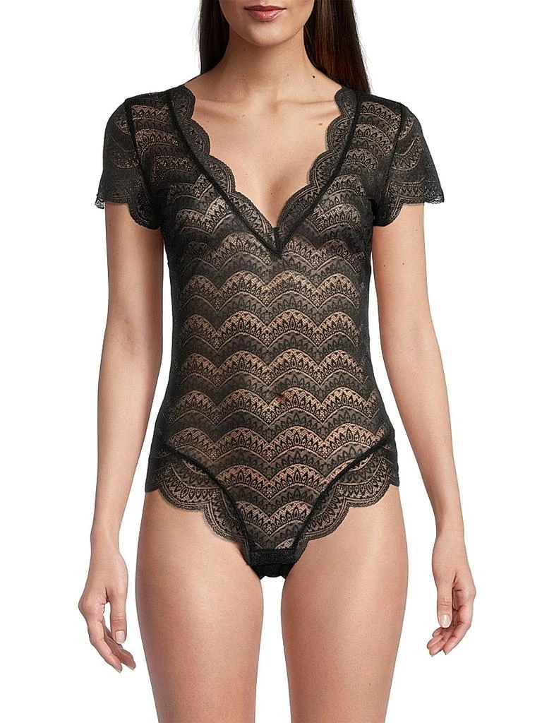 Simone Pérèle Karma Scalloped Lace Bodysuit 3