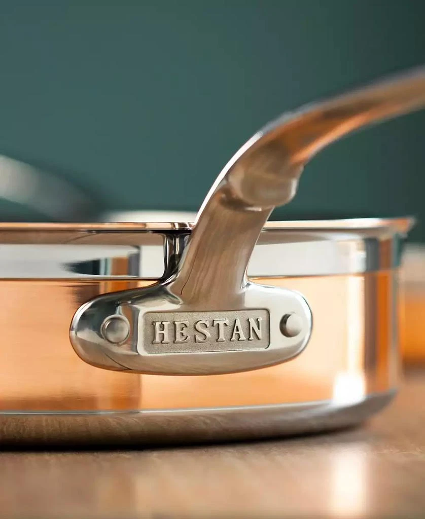 Hestan CopperBond Copper Induction 3.5-Quart Covered Saute with Helper Handle 5