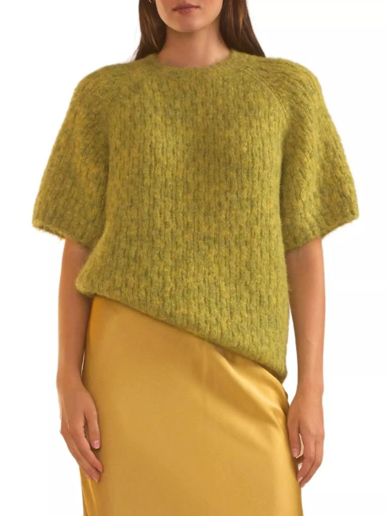 Cynthia Rowley Cotton Short-Sleeve Sweater 1