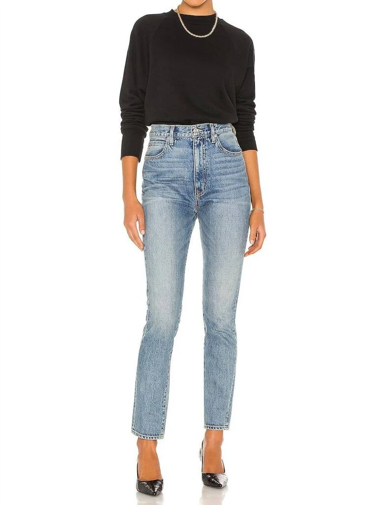 MARISSA WEBB So Uptight Raglan Sweatshirt In Black 4