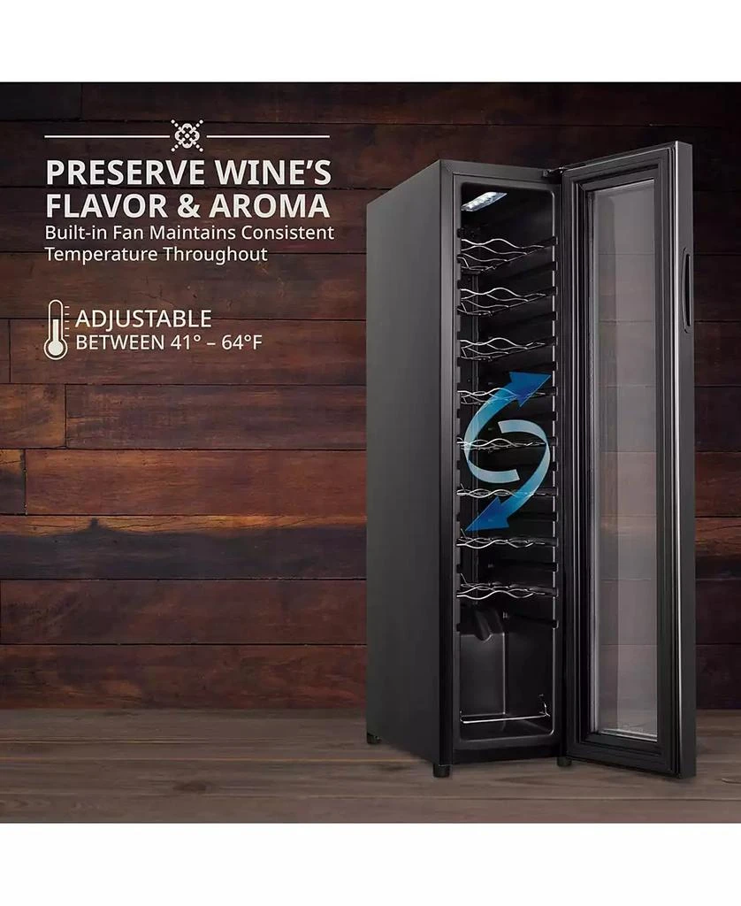 Ivation Freestanding Wine Refrigerator, 18 Bottle Wine Cooler 3