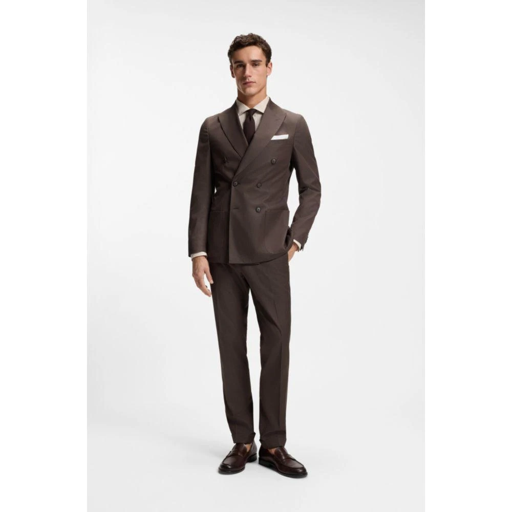 Hugo Boss Two-piece slim-fit suit in stretch cotton 2