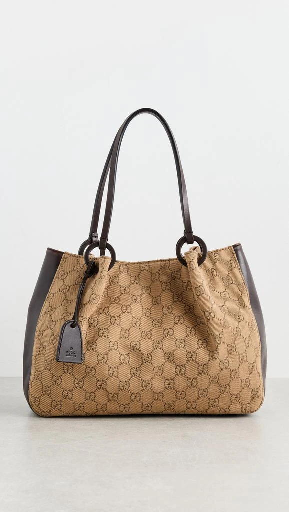What Goes Around Comes Around Gucci Brown Canvas 101919 Bag 1