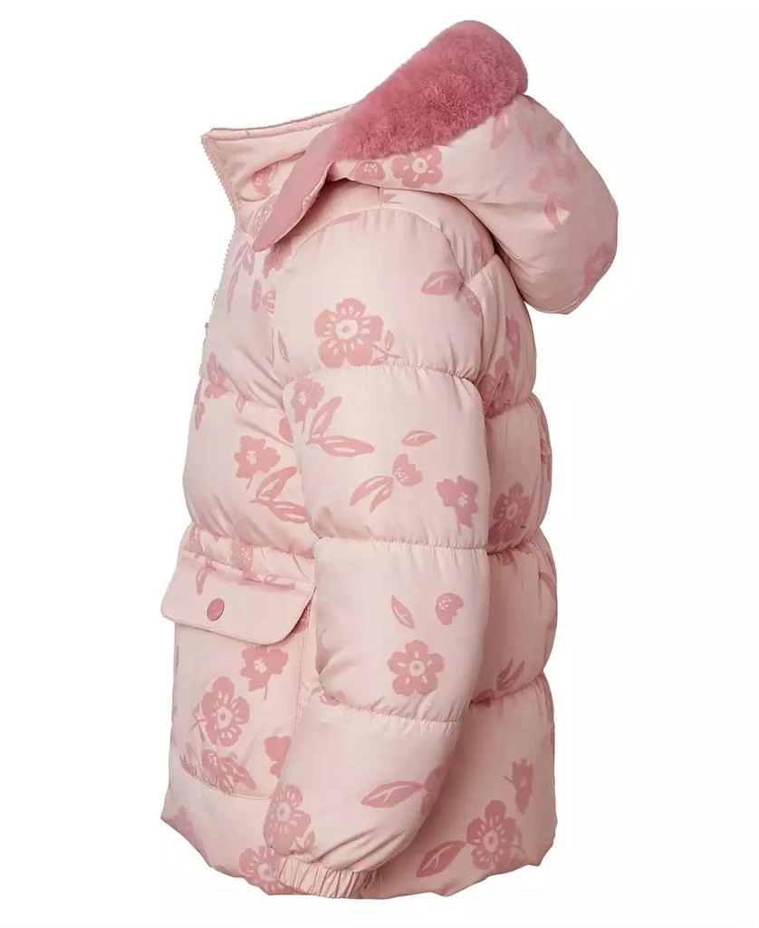 Kensie Big Girls
 Flocked Floral Puffer Jacket 4