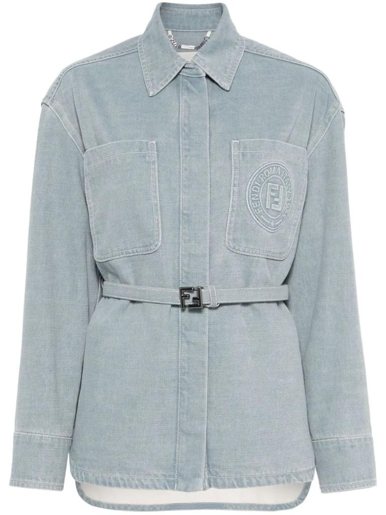 ジャケット Fendi Go-To Jacket In Denim Fendi GO-TO JACKET IN DENIM - Jackets - BeyondStyle