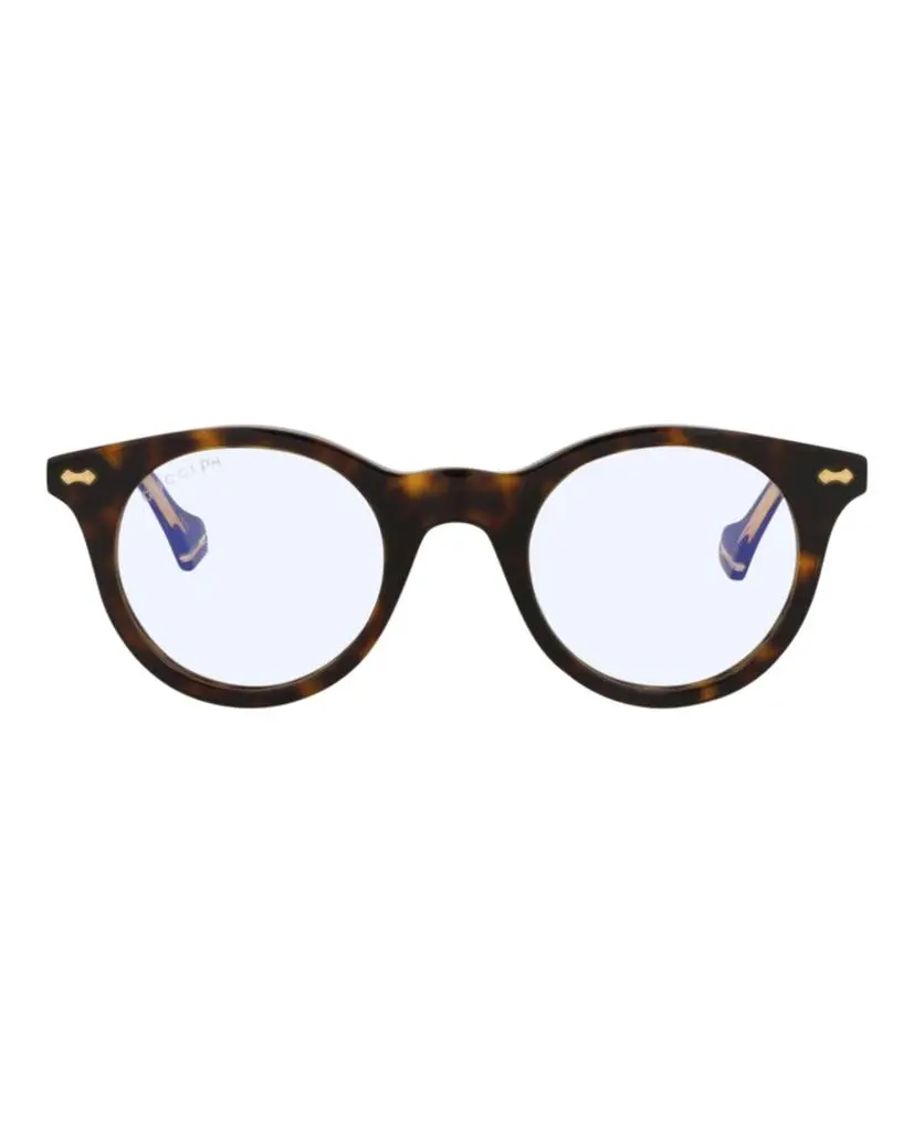 Gucci Round-Frame Acetate Sunglasses