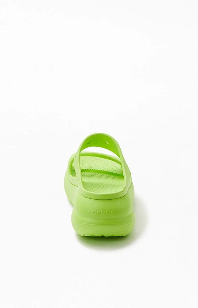 Crocs Women's Green Classic Crush Sandals 3