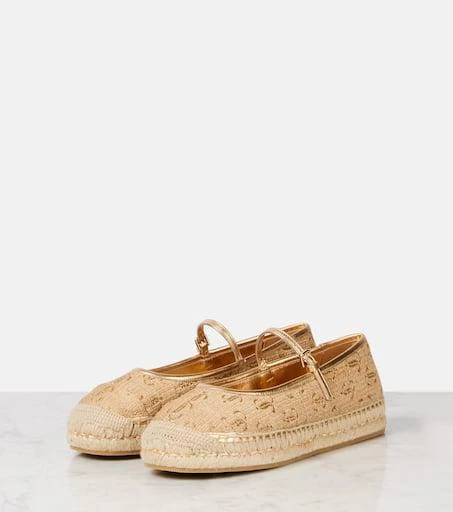 Jimmy Choo Aciel leather-trimmed espadrilles 4