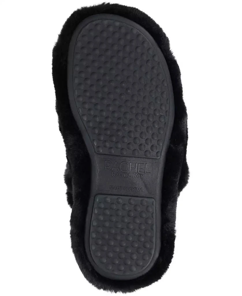 RACHEL Rachel Roy Women's Ruby Plush Slingback Slipper 5