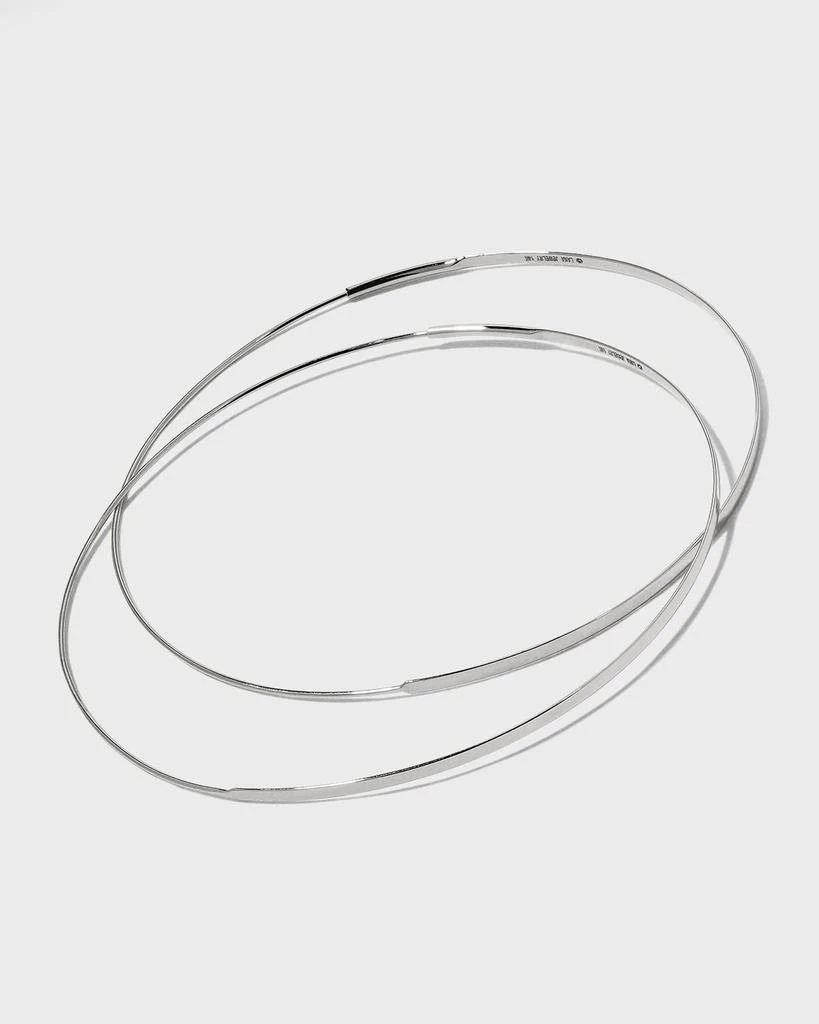 LANA Flat Magic 14K Gold Hoop Earrings 4