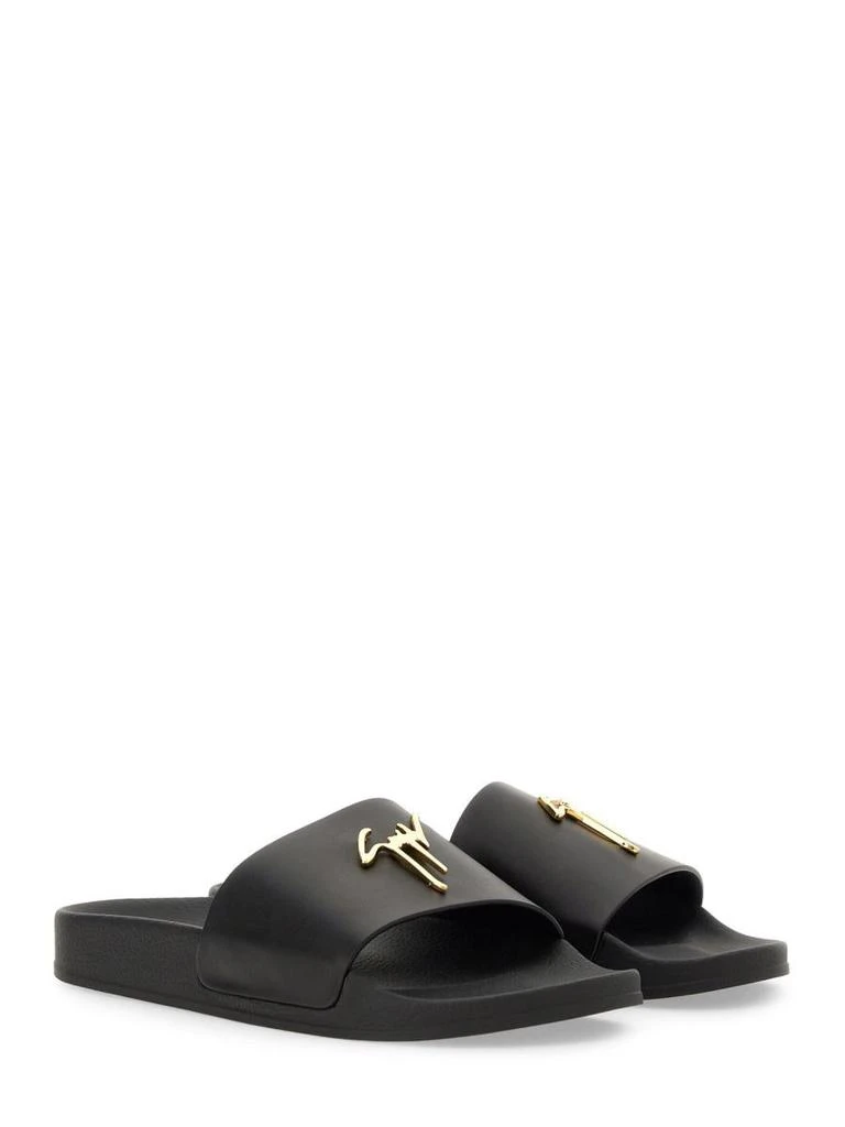 Giuseppe Zanotti Giuseppe Zanotti Brett Slide Sandal With Logo 6