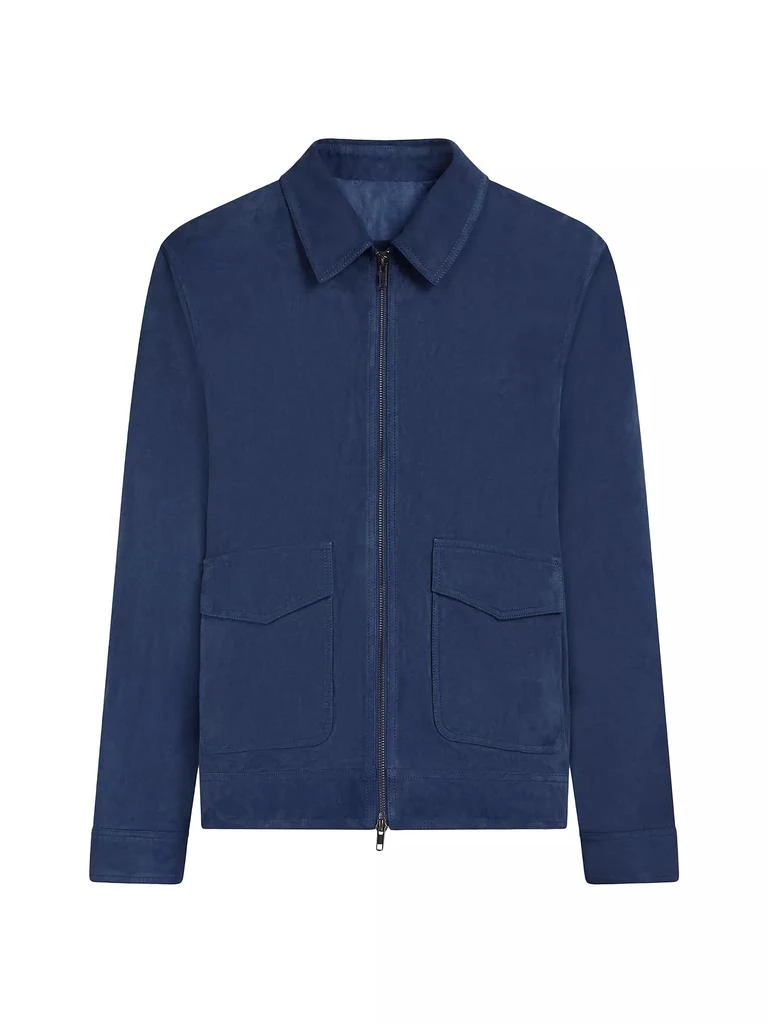 BUGATCHI Suede Bomber Jacket 1