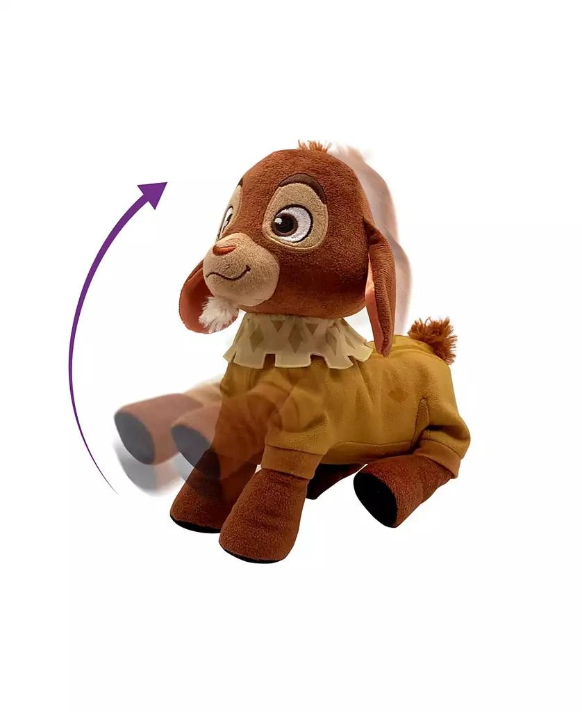 Disney Wish Walk 'N Talk Valentino Plush Fainting Goat, 11" Interactive Plush Toy, Stuffed Animal with Sounds and Motion 2