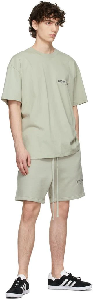Essentials SSENSE Exclusive Green Jersey T-Shirt 4