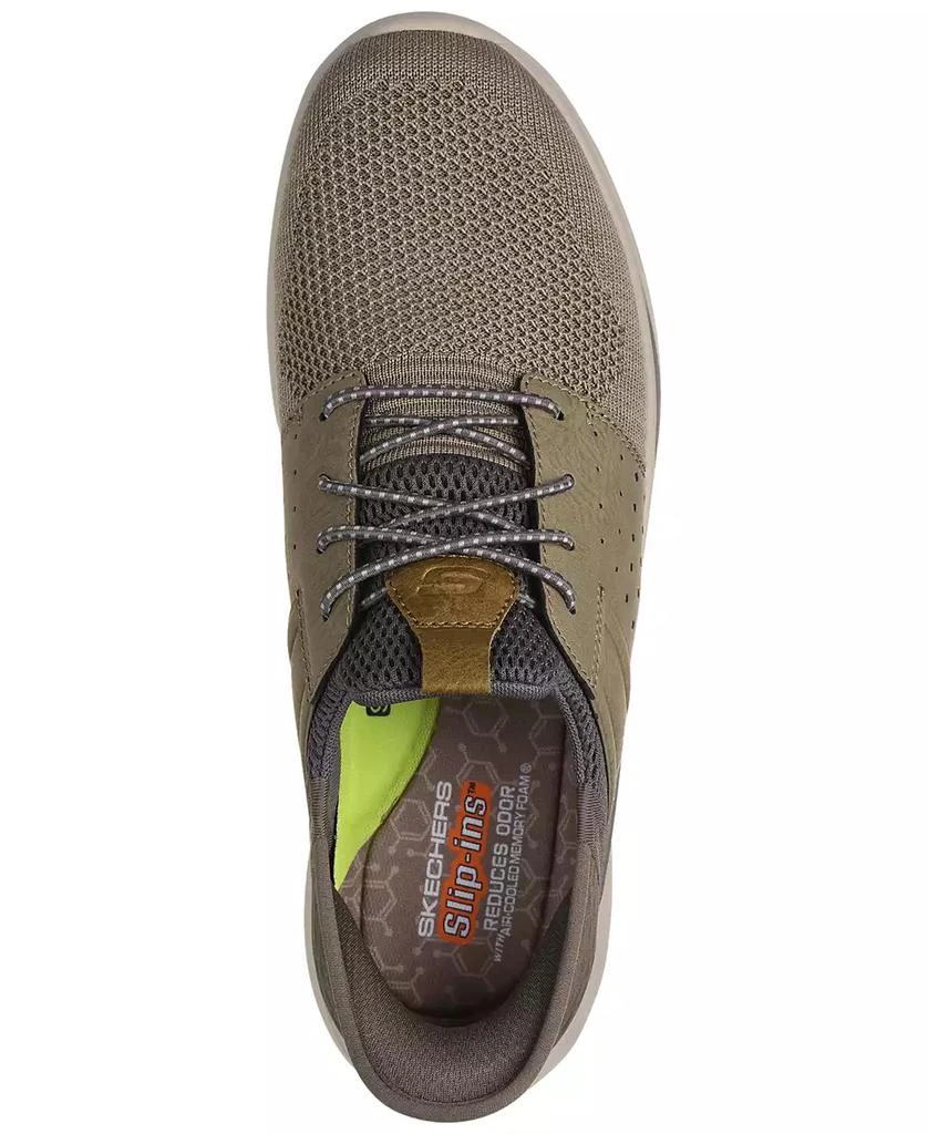 SKECHERS Men's Slip-Ins Relaxed Fit- Slade - Ocon Slip-On Memory Foam Casual Sneakers from Finish Line 5