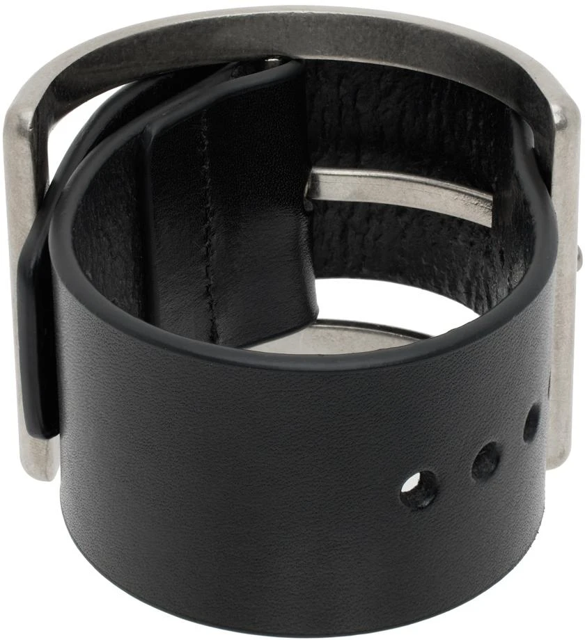 ANN DEMEULEMEESTER Black Raza Squared Bracelet 2