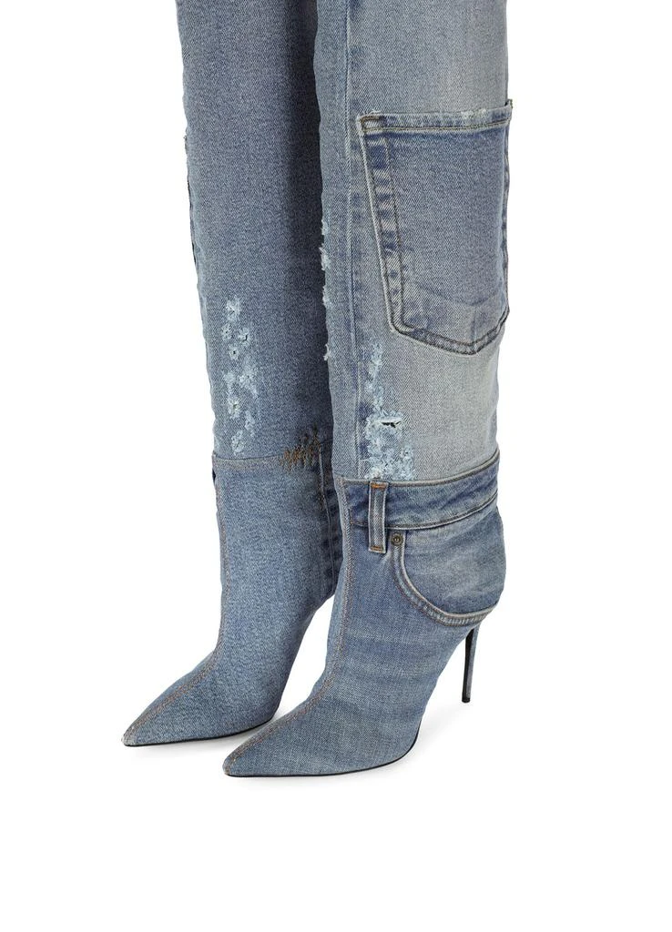Dolce & Gabbana Patchwork denim boots 4