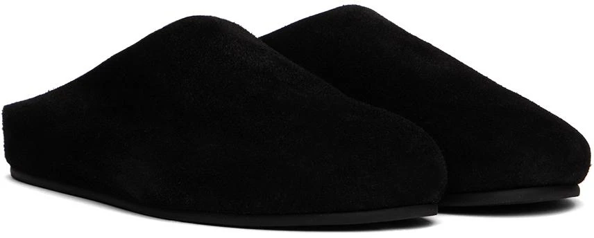 The Row Black Hugo Loafers 4